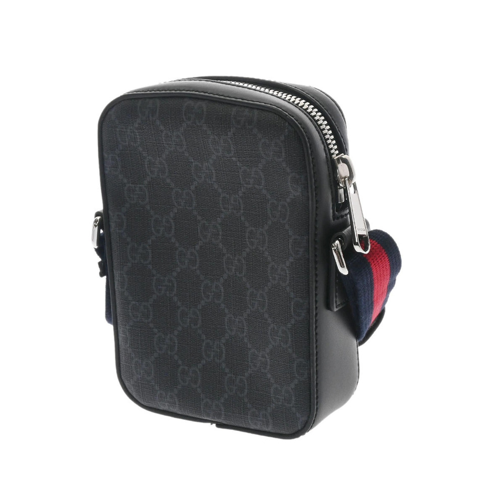 Gucci Bag Crossbody Shoulder GG Canvas Supreme Black